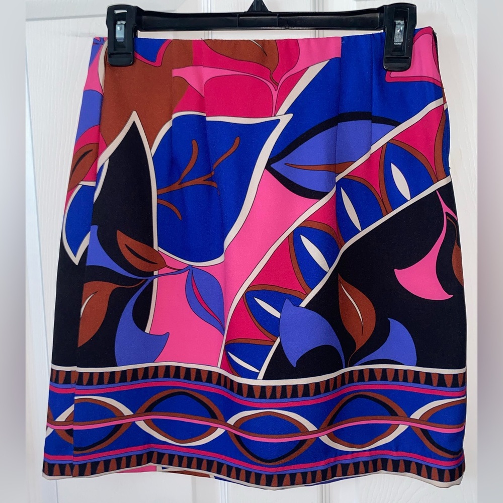 Dex Vibrant Pink and Blue Skirt